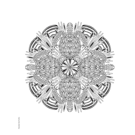 Creative Haven Stunning Sea Life Mandalas Coloring Book