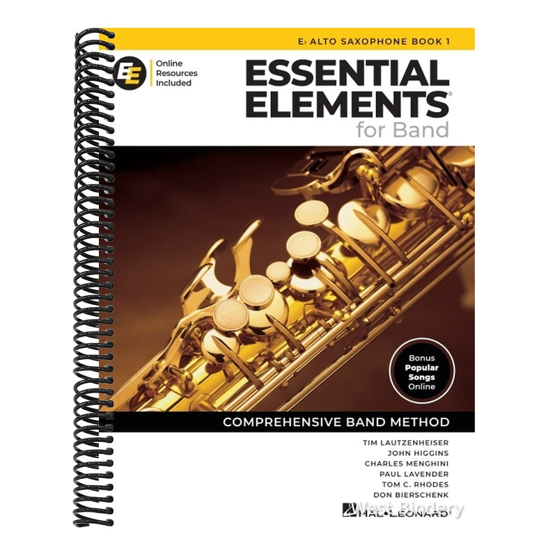 Essential Elements for Band - Eb Alto Saxophone Book 1 with Eei Online Resources Eb Alto Sax Method Songbook and Sheet Music for School Band Students