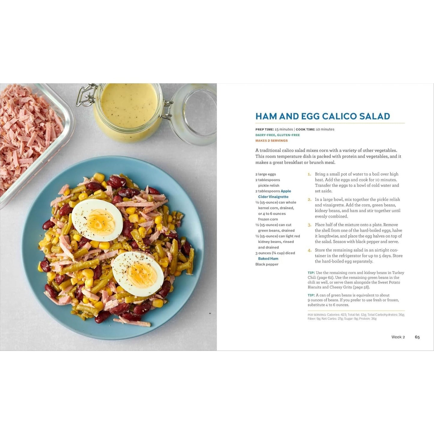 Meal Prep Diabetes Cookbook: 4 Weeks of Easy Meal Plans