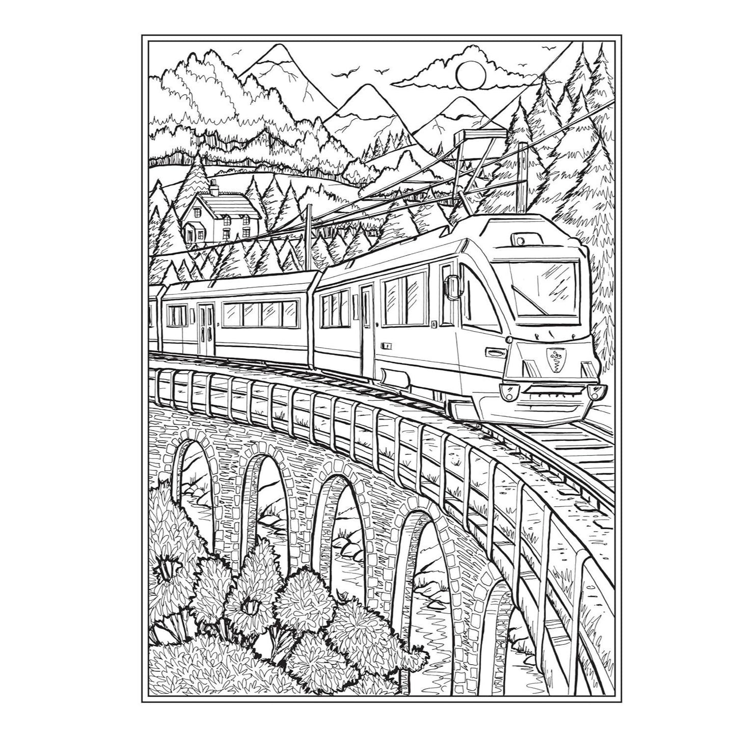 Creative Haven Wish You Were Here! Coloring Book