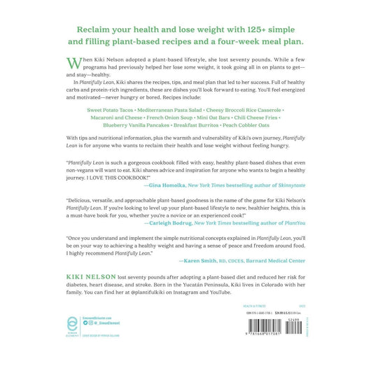 Plantifully Lean: 125+ Simple and Satisfying Plant-Based Recipes for Health and Weight Loss: A Cookbook (Spiral Bound)