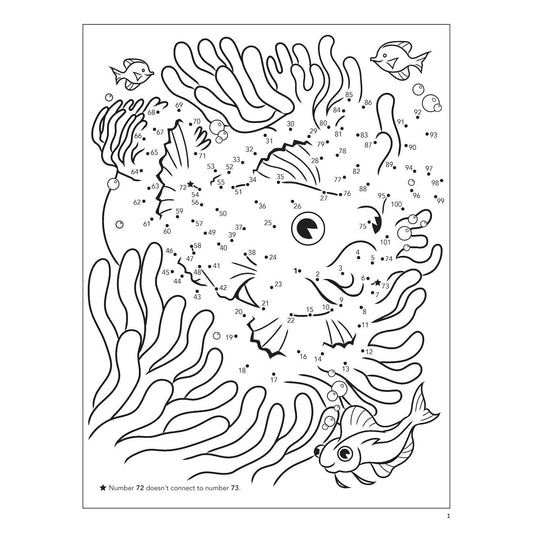Under the Sea Dot-To-Dot Fun!: Count from 1 to 101