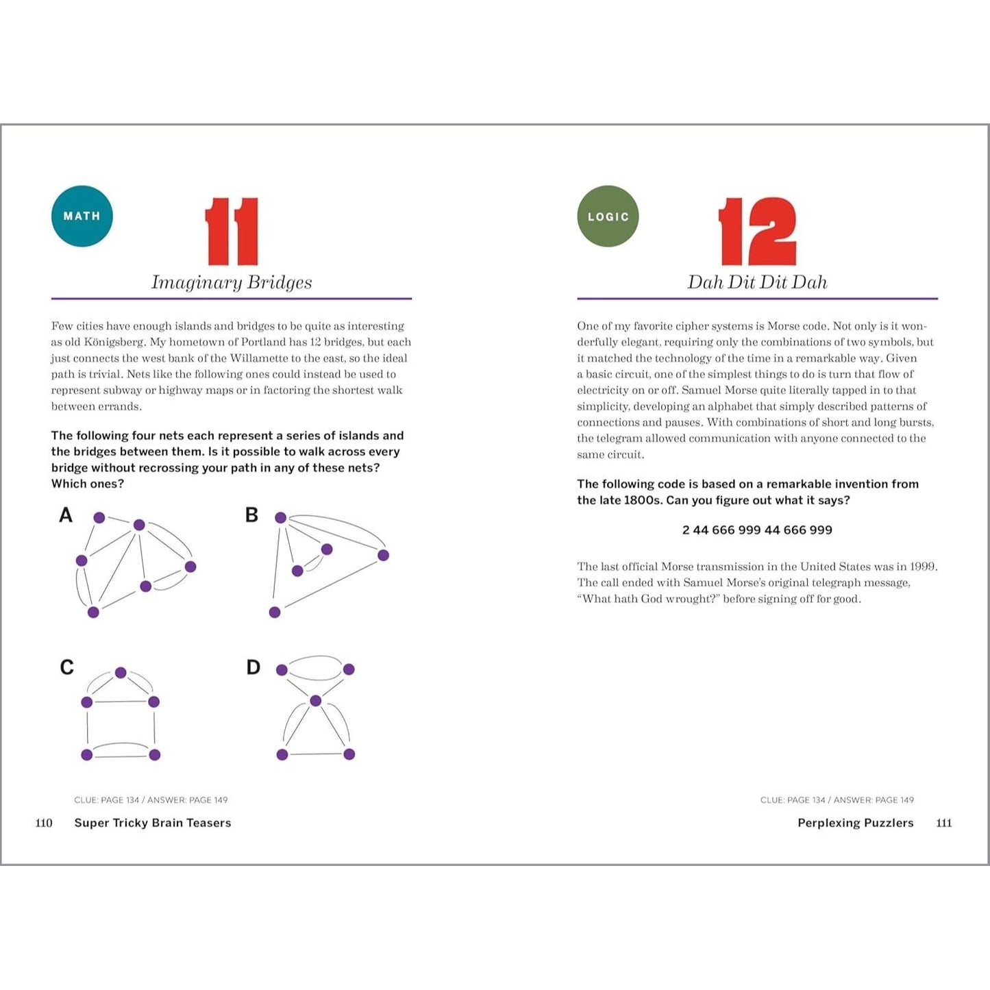Super Tricky Brain Teasers: 120 Challenging Riddles, Math Puzzles, and Logic Games