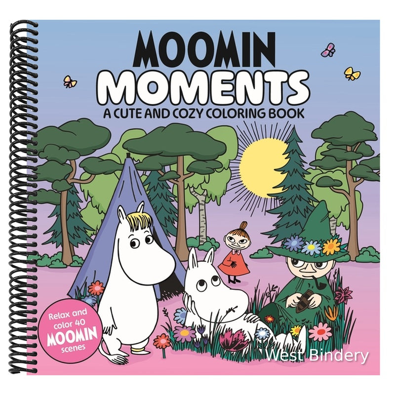 Moomin Moments: A Cute and Cozy Coloring Book