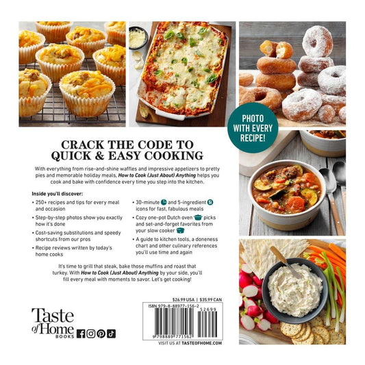 Taste of Home How to Cook (Just About) Anything: 200+ Easy Recipes, Step-By-Step Instructions & Full-Color Photos