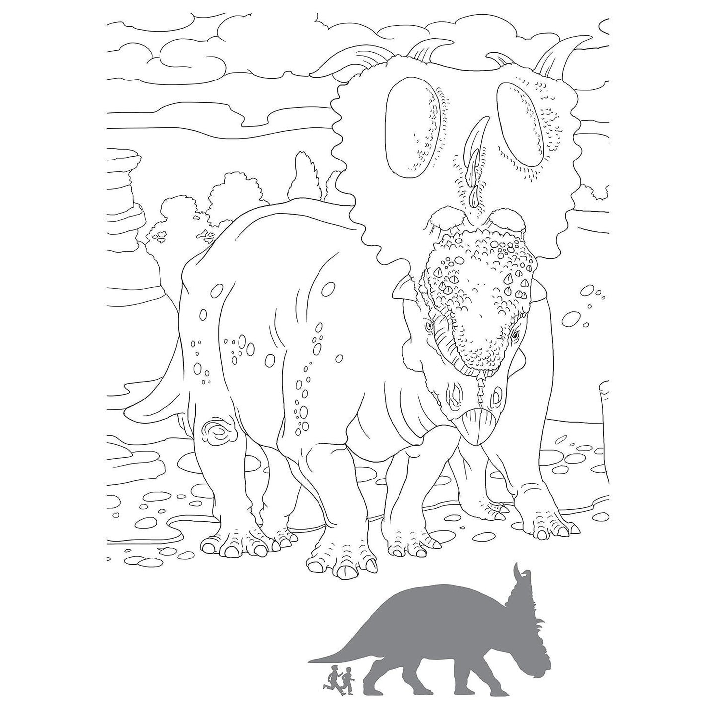 Mega Dinosaurs Coloring Book