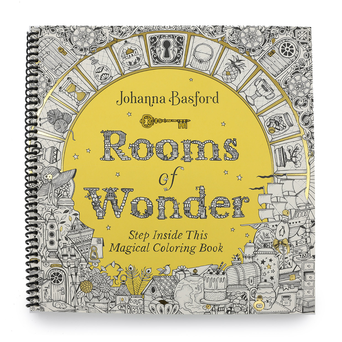 Rooms of Wonder: Step Inside This Magical Coloring Book (Spiral Bound)