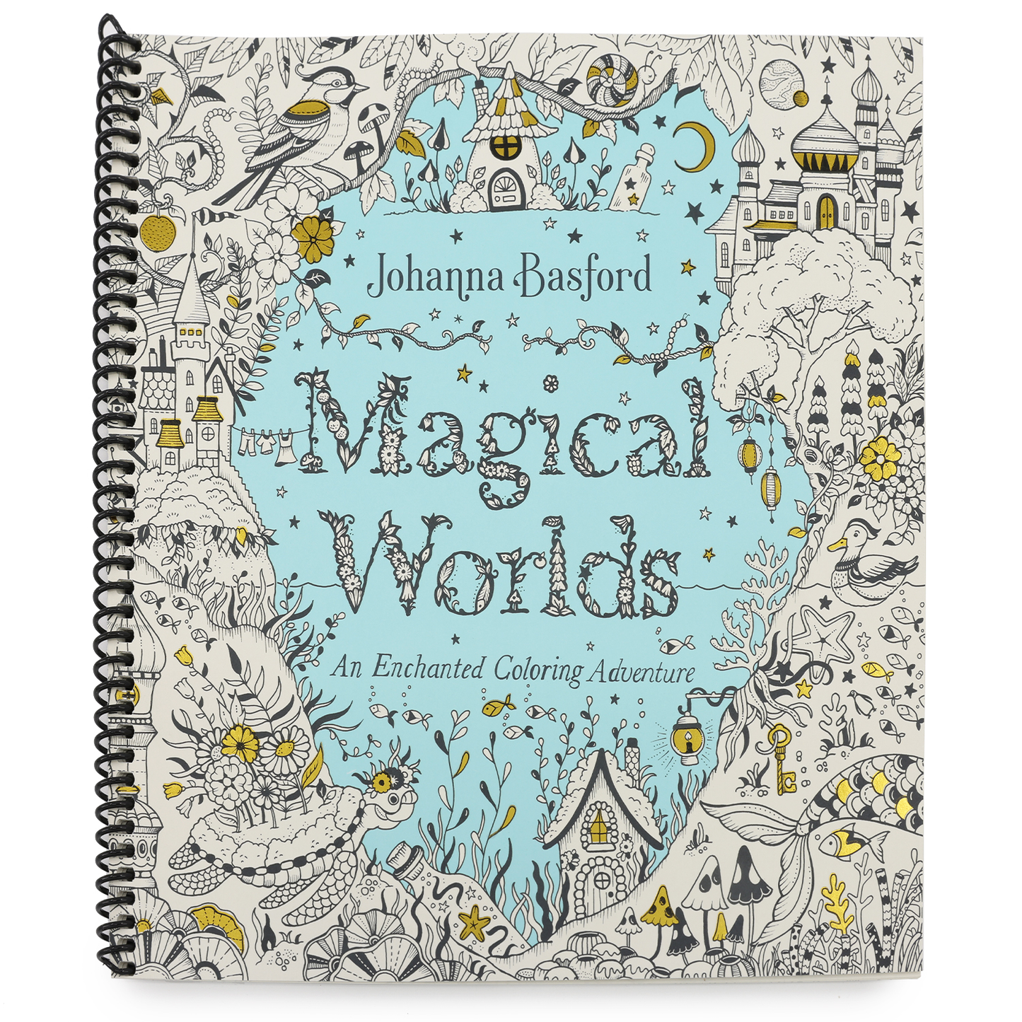 Magical Worlds: An Enchanted Coloring Adventure (Spiral Bound)