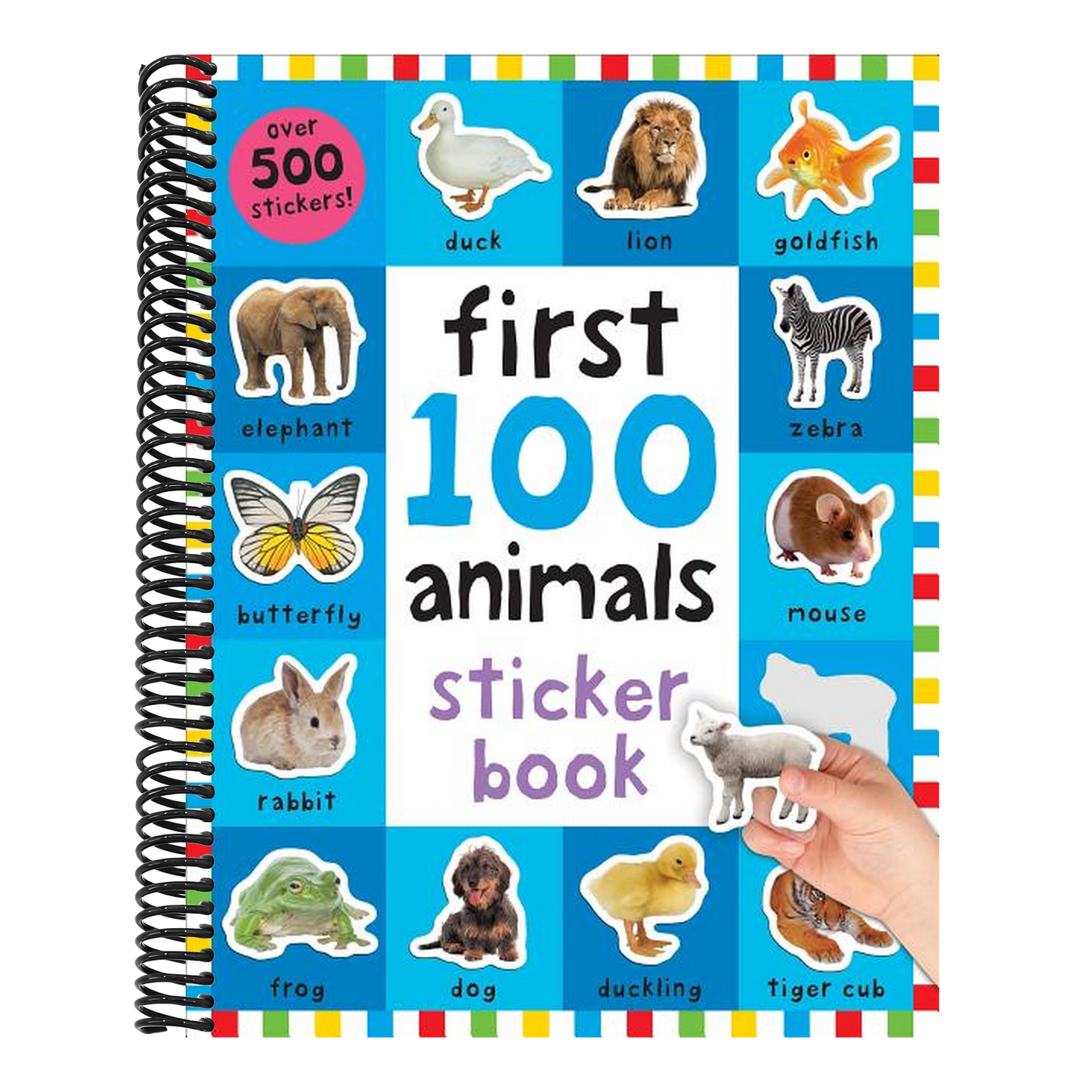 First 100 Stickers: Animals: Over 500 Stickers (First 100) (Spiral Bound)