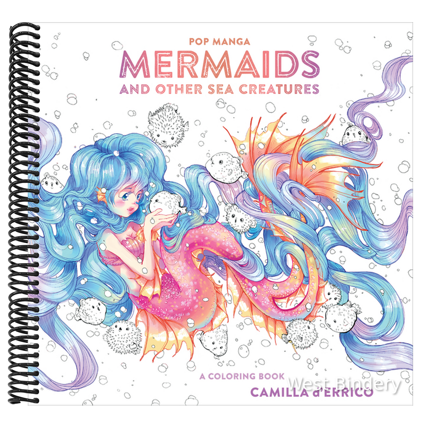 Pop Manga Mermaids and Other Sea Creatures: A Coloring Book