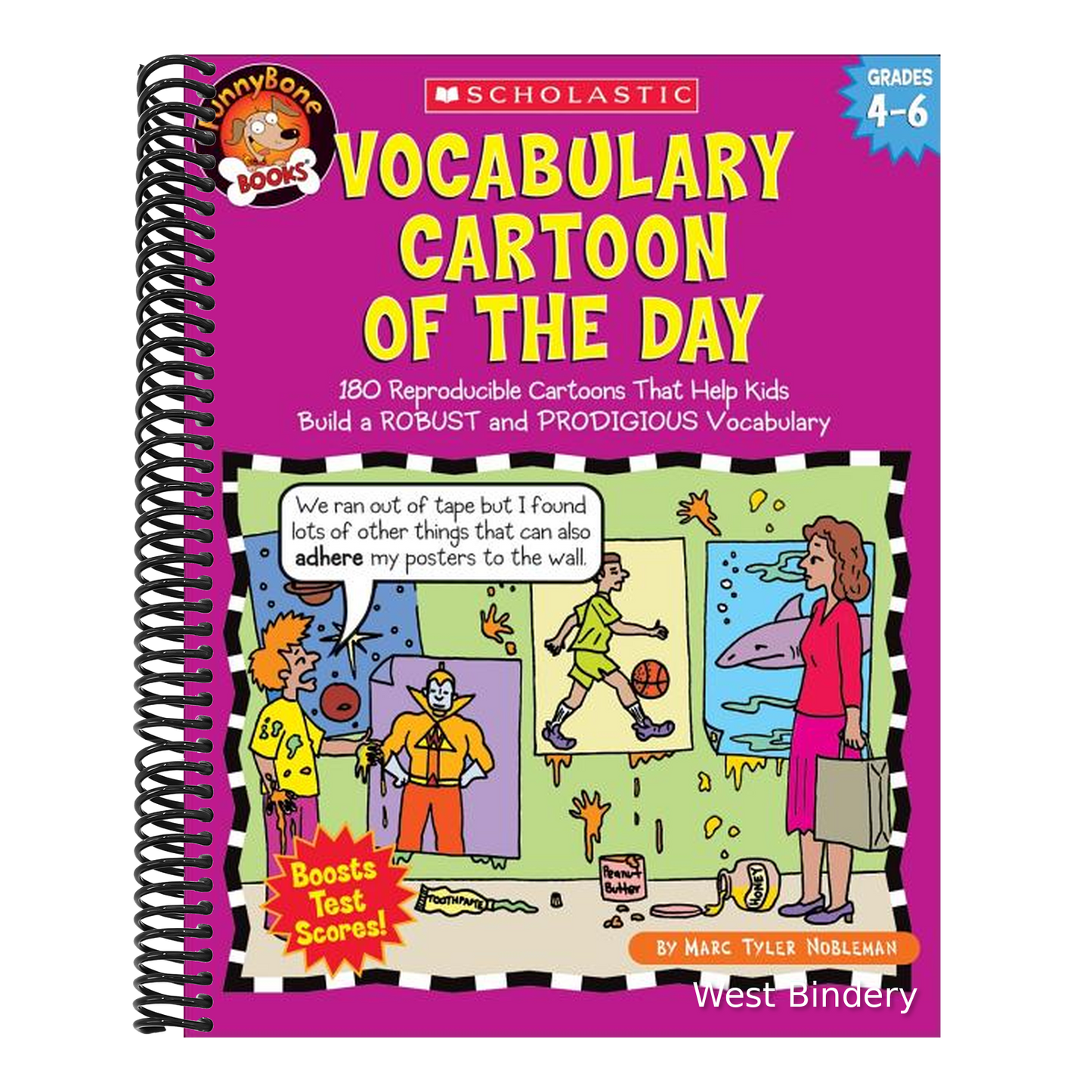 Vocabulary Cartoon of the Day: Grades 4-6: 180 Reproducible Cartoons That Help Kids Build a Robust and Prodigious Vocabulary
