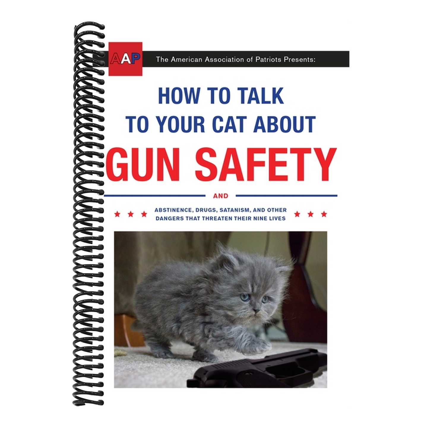 How to Talk to Your Cat about Gun Safety: And Abstinence, Drugs, Satanism, and Other Dangers That Threaten Their Nine Lives (Spiral Bound)