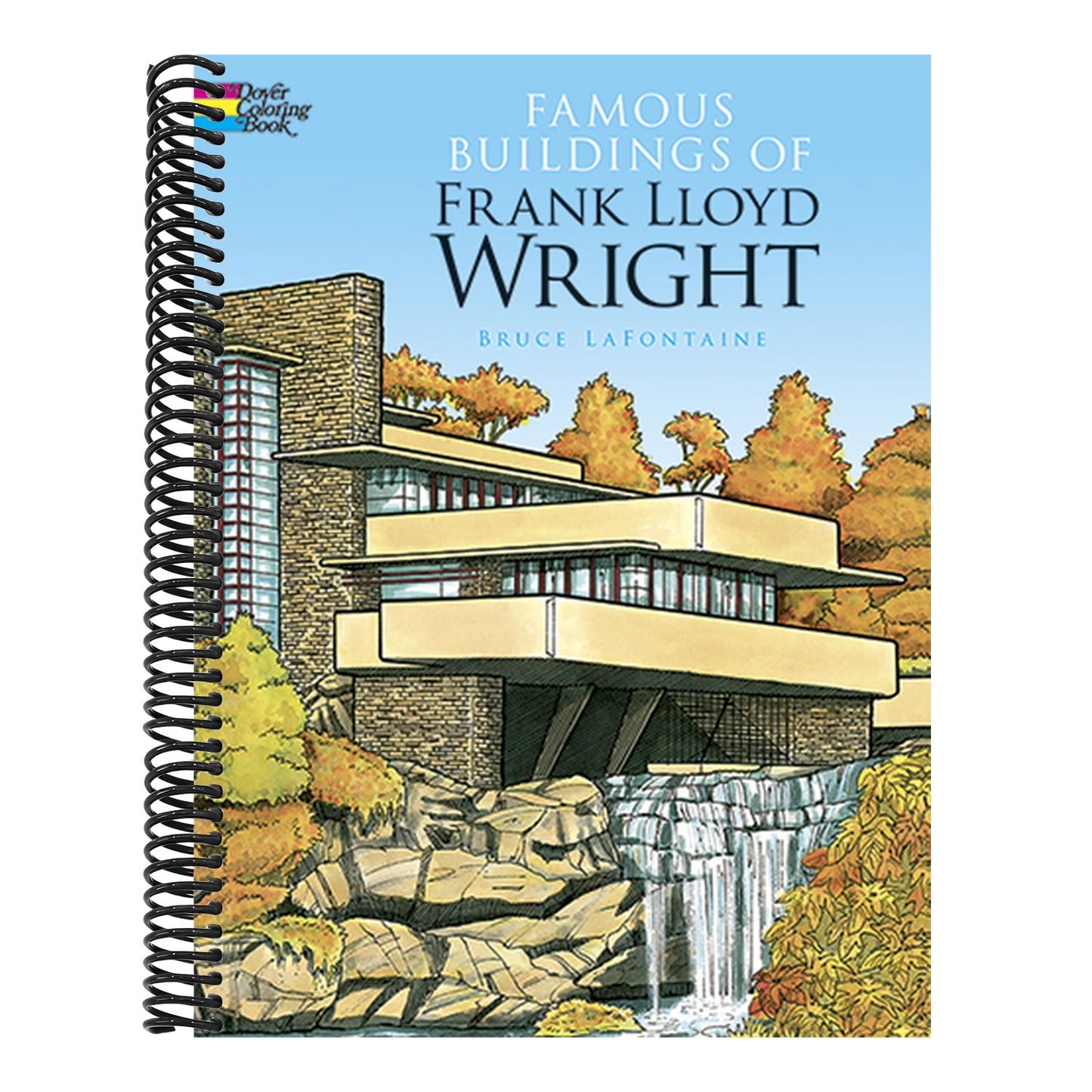 Famous Buildings of Frank Lloyd Wright Coloring Book