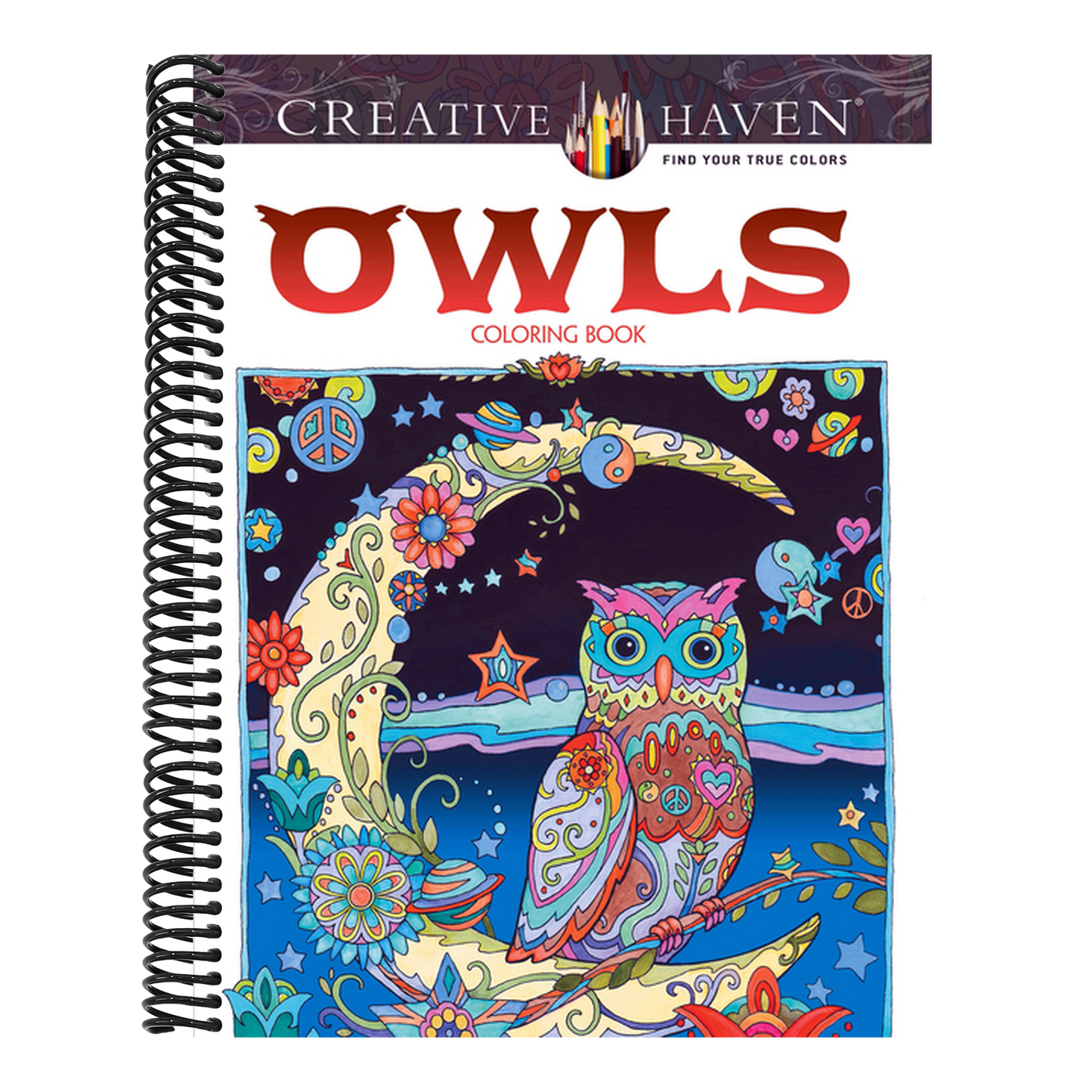 Creative Haven Owls Coloring Book