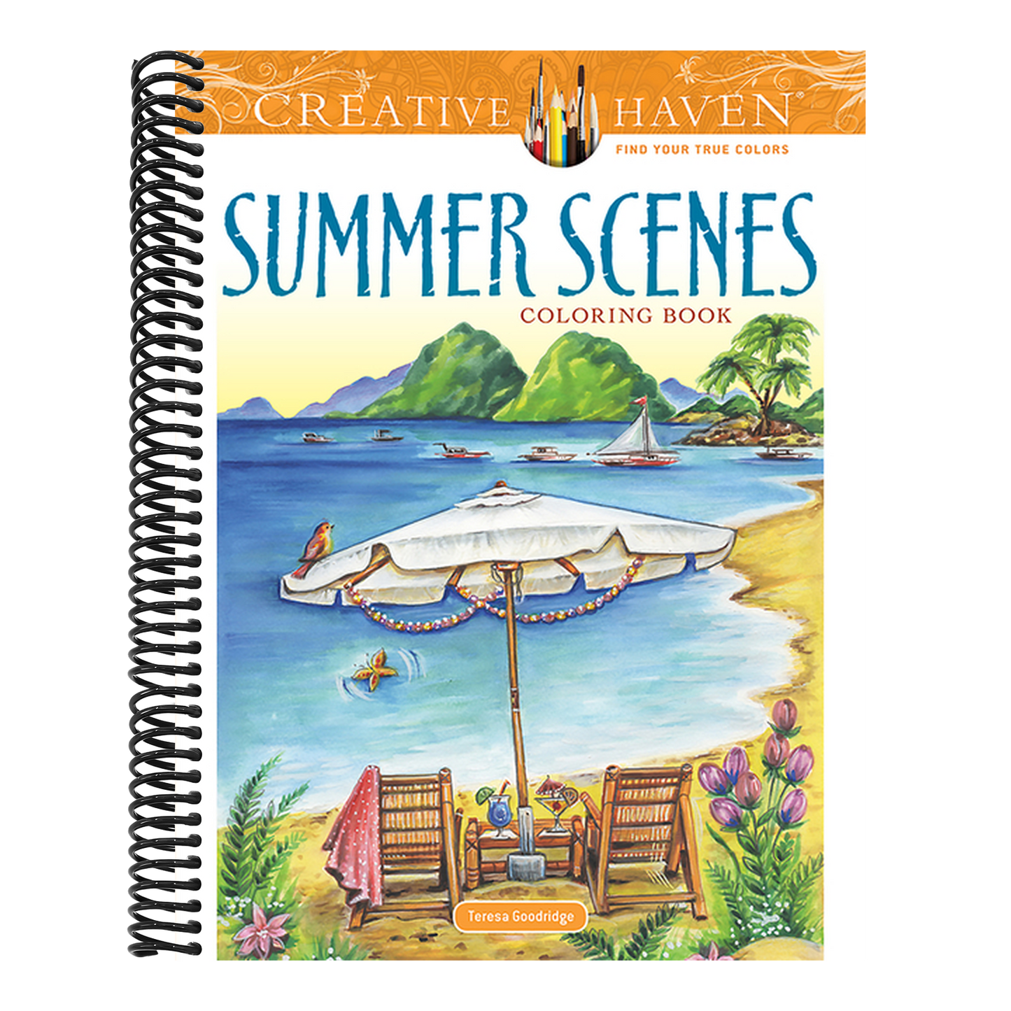 Creative Haven Summer Scenes Coloring Book