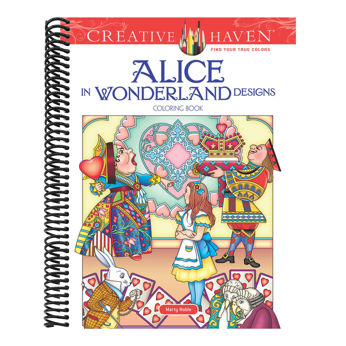 Creative Haven Alice in Wonderland Designs Coloring Book