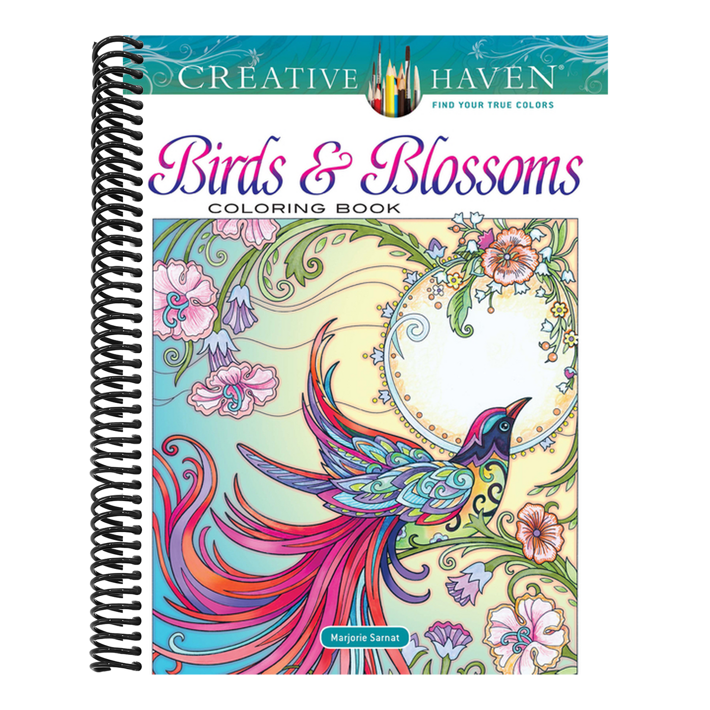 Creative Haven Birds and Blossoms Coloring Book