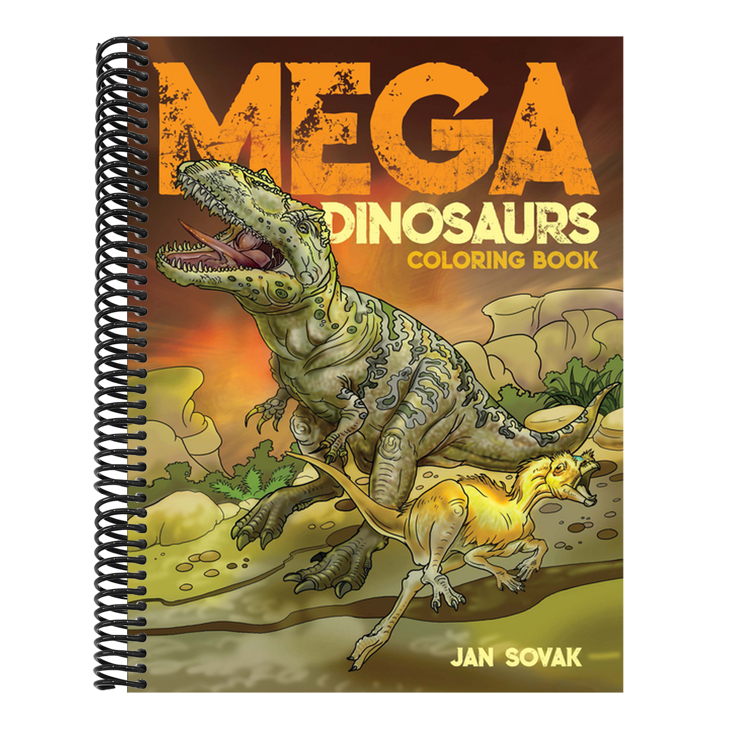 Mega Dinosaurs Coloring Book