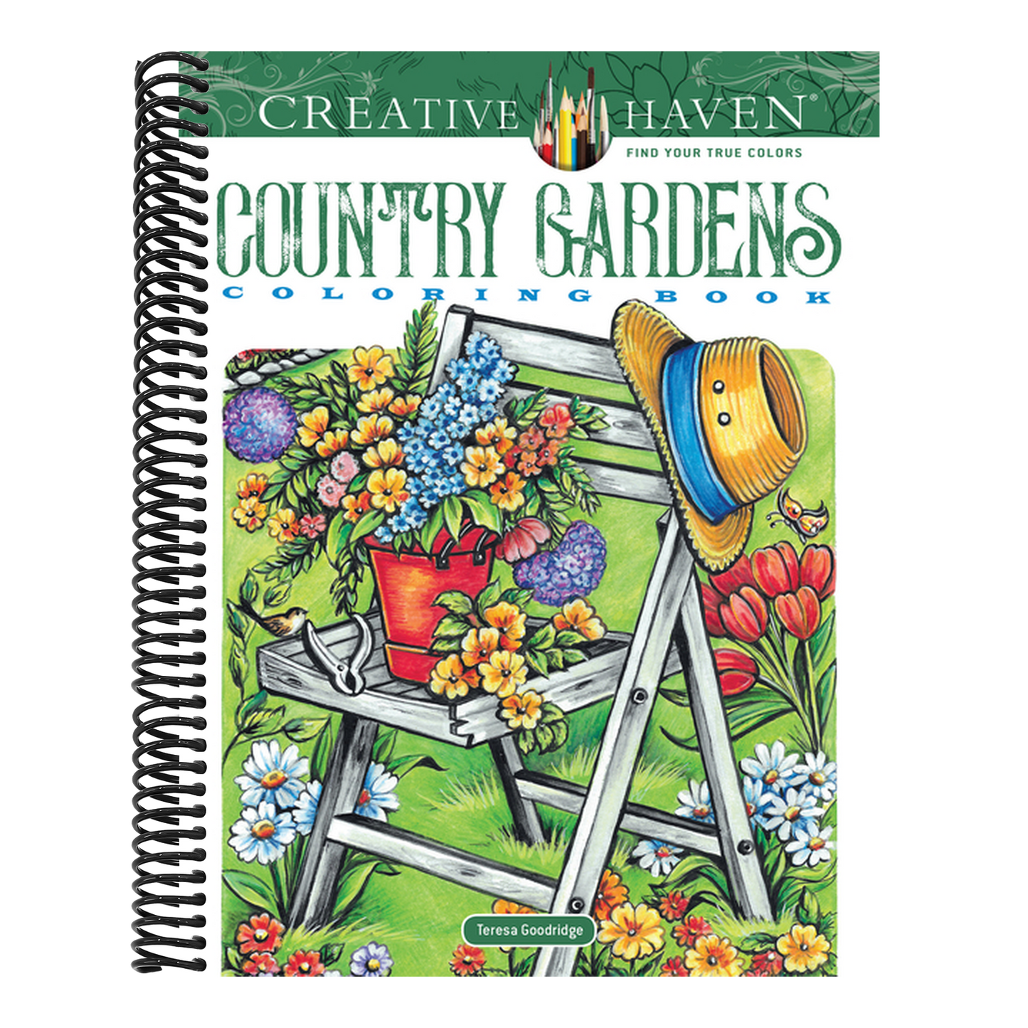 Creative Haven Country Gardens Coloring Book
