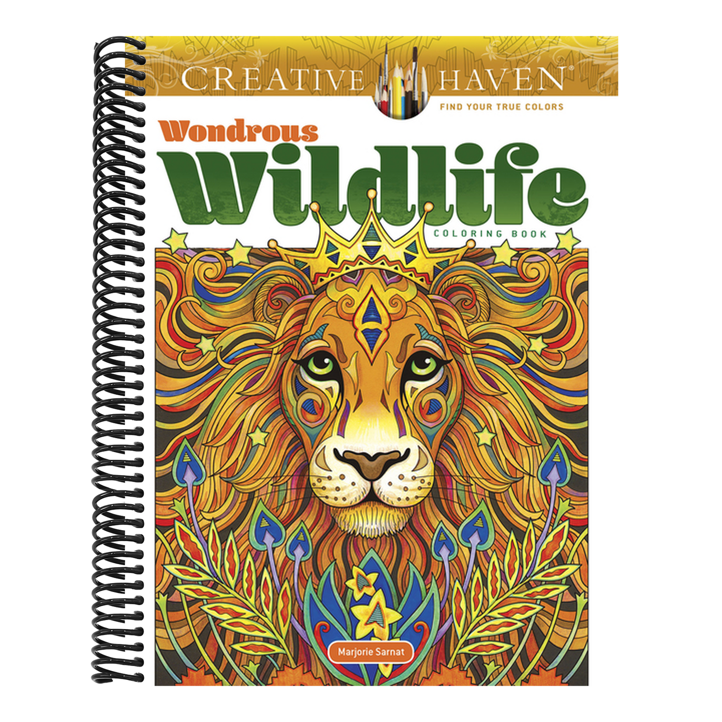 Creative Haven Wondrous Wildlife Coloring Book