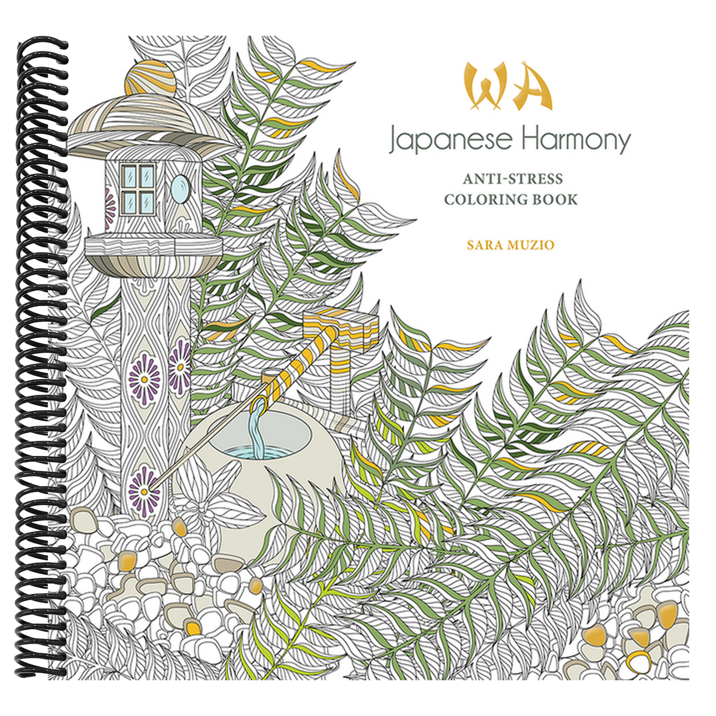 Japanese Harmony Coloring Book: Anti-Stress Coloring Book