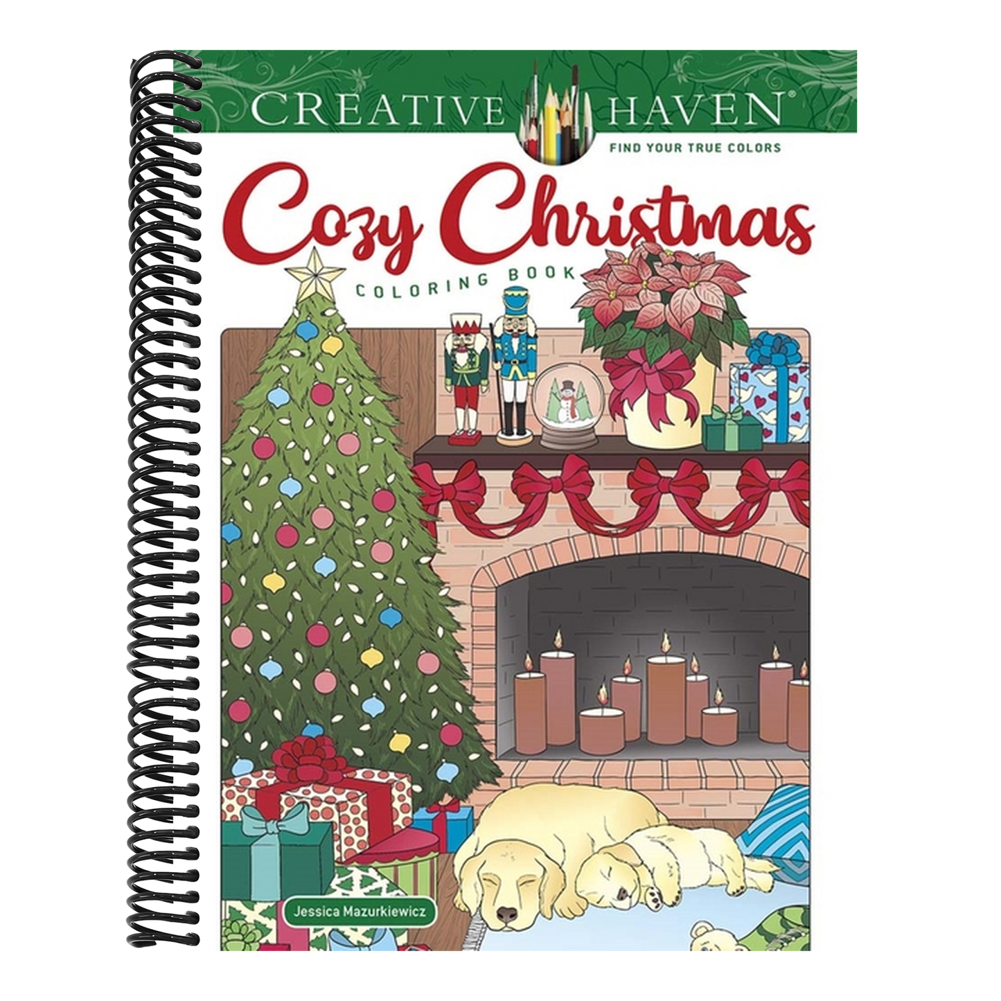 Creative Haven Cozy Christmas Coloring Book