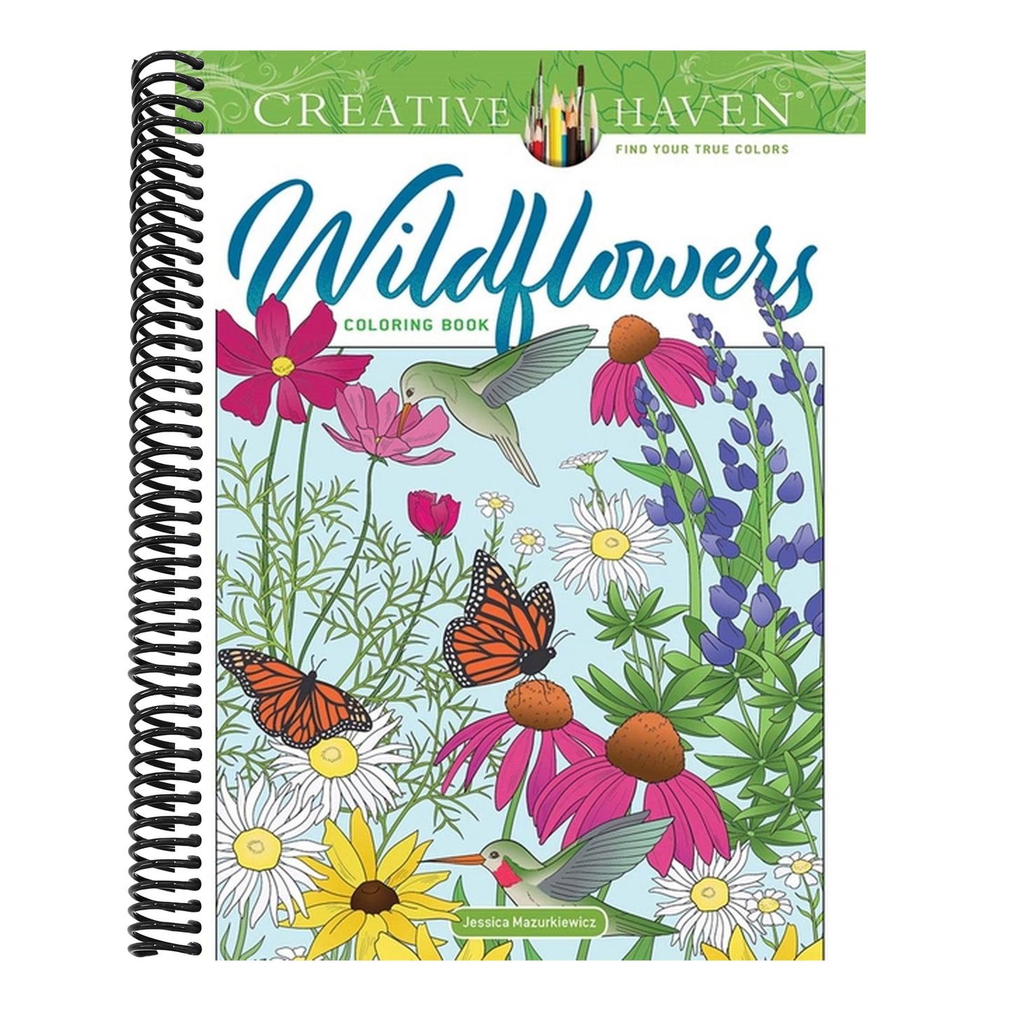 Creative Haven Wildflowers Coloring Book