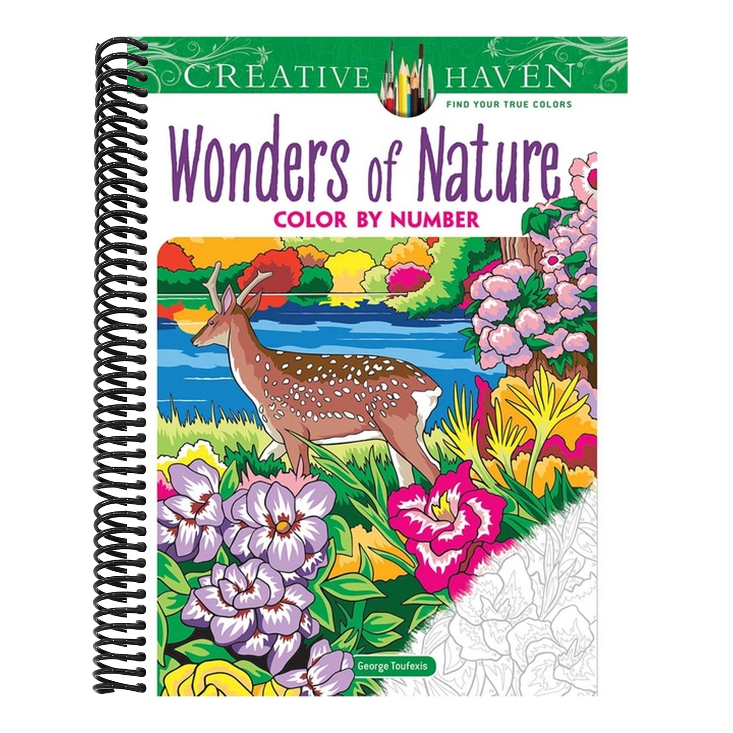 Creative Haven Wonders of Nature Color by Number