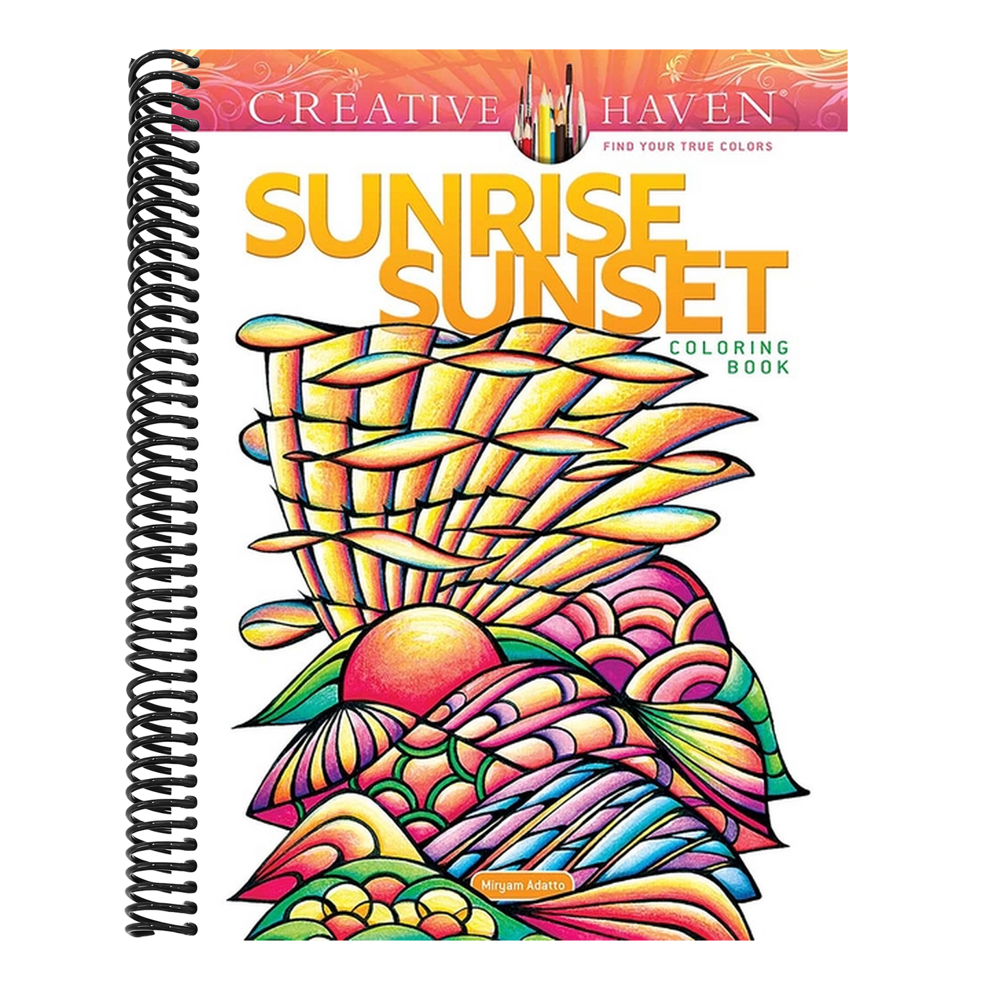 Creative Haven Sunrise Sunset Coloring Book