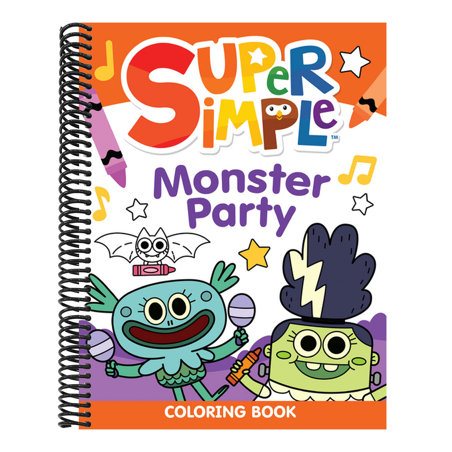 Super Simple Monster Party Coloring Book