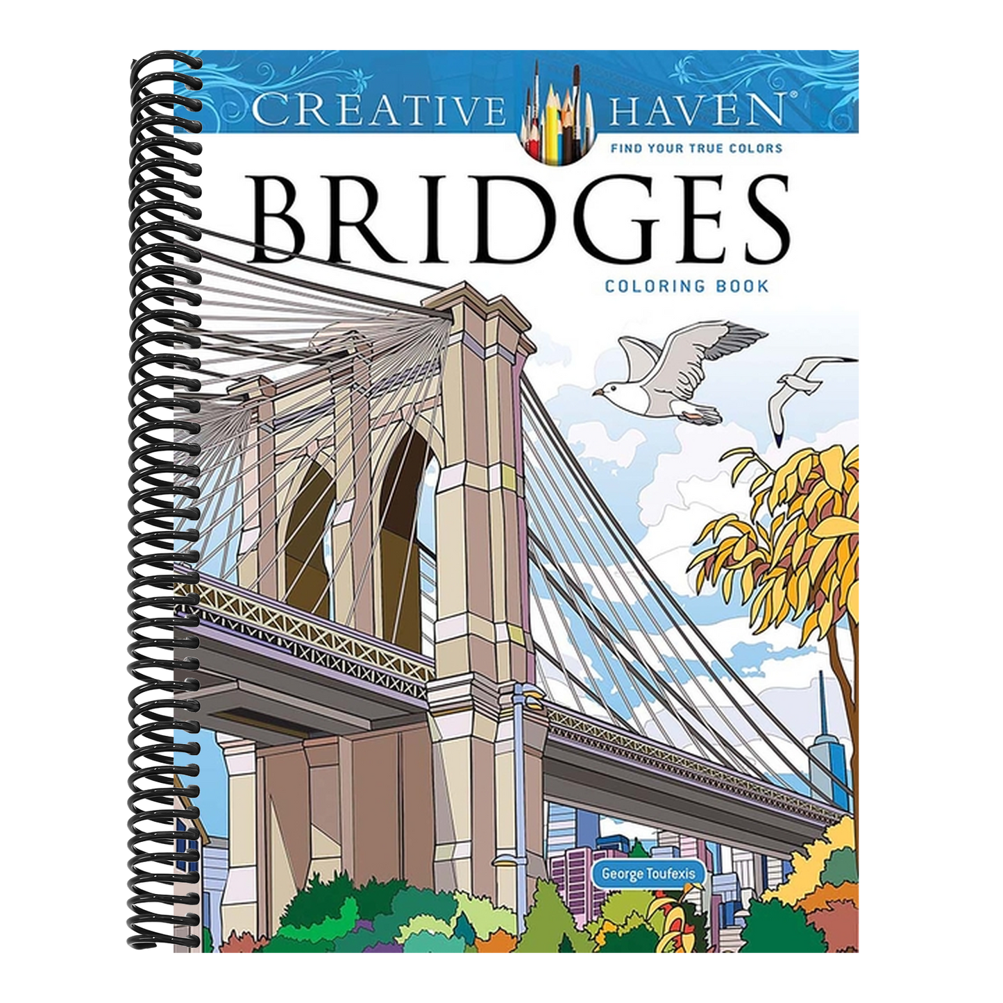 Creative Haven Bridges Coloring Book