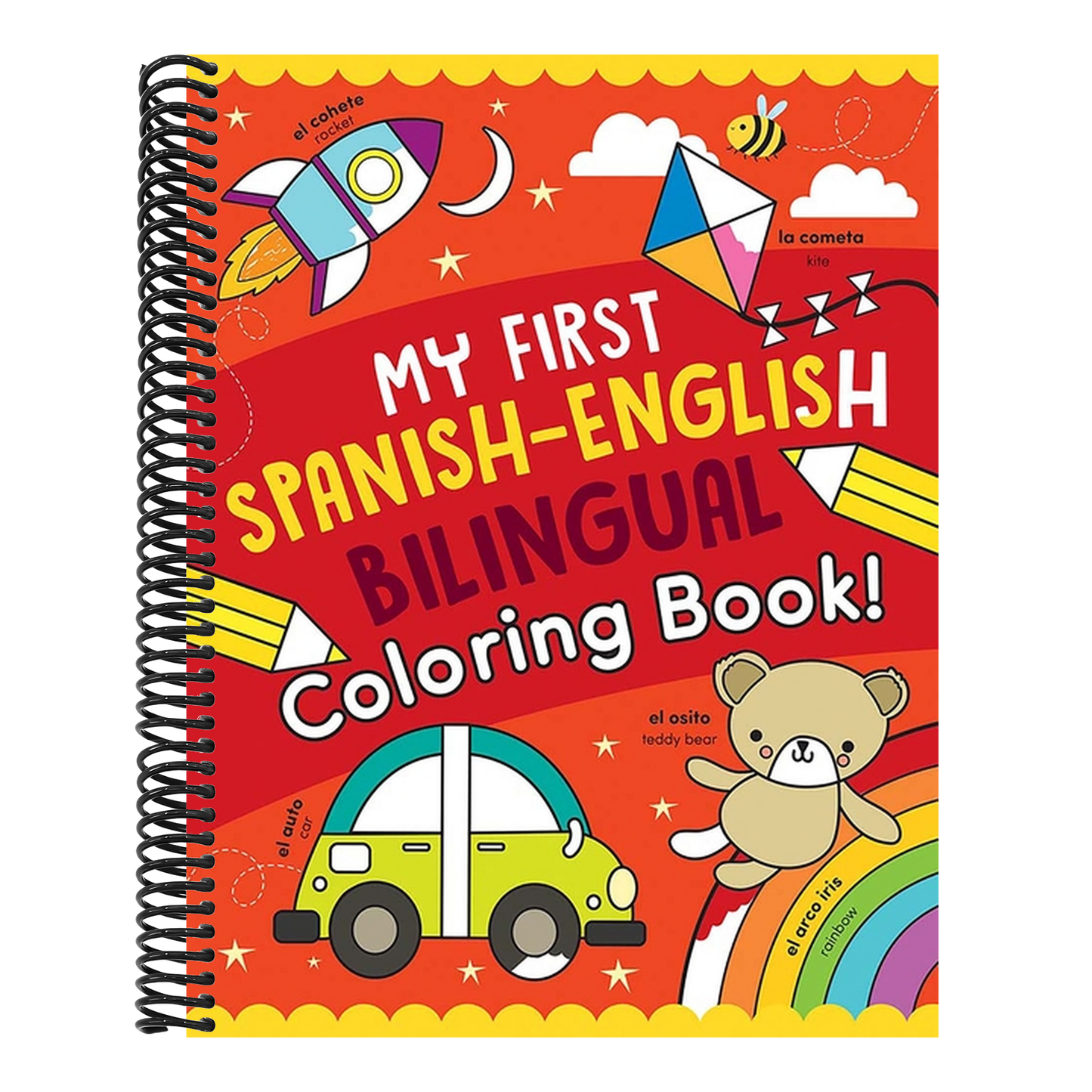 My First Spanish-English Bilingual Coloring Book!
