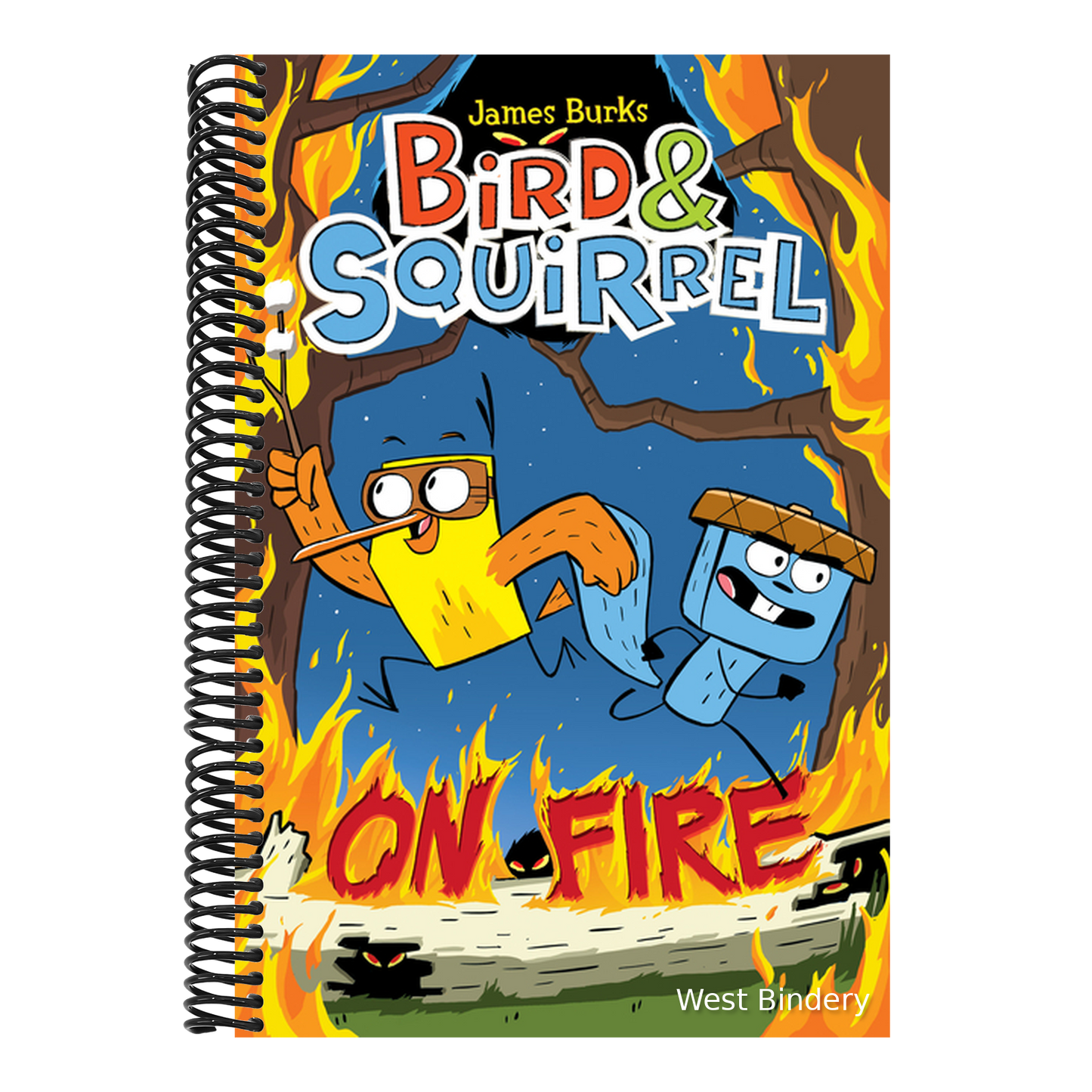 Bird & Squirrel on Fire: A Graphic Novel (Bird & Squirrel #4)