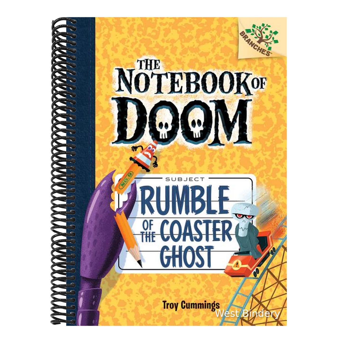 Rumble of the Coaster Ghost: Branches Book (Notebook of Doom #9): A Branches Bookvolume 9