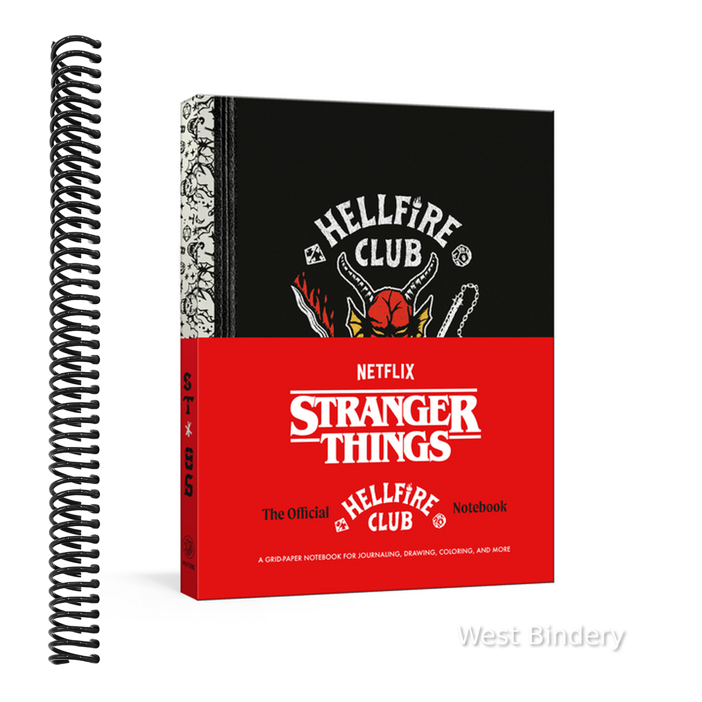 Stranger Things: The Official Hellfire Club Notebook: A Grid-Paper Notebook for Journaling, Drawing, Coloring, and More