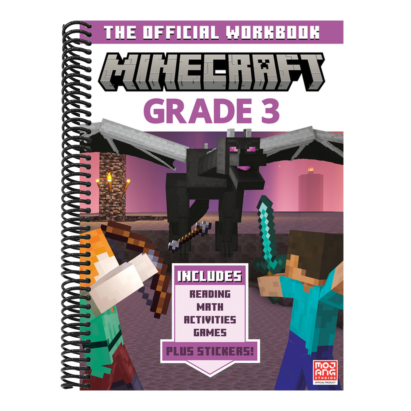 Official Minecraft Workbook: Grade 3
