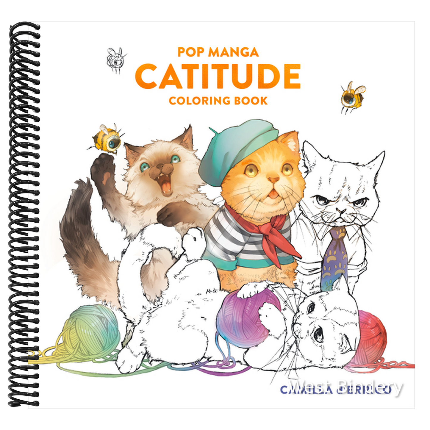 Pop Manga Catitude Coloring Book