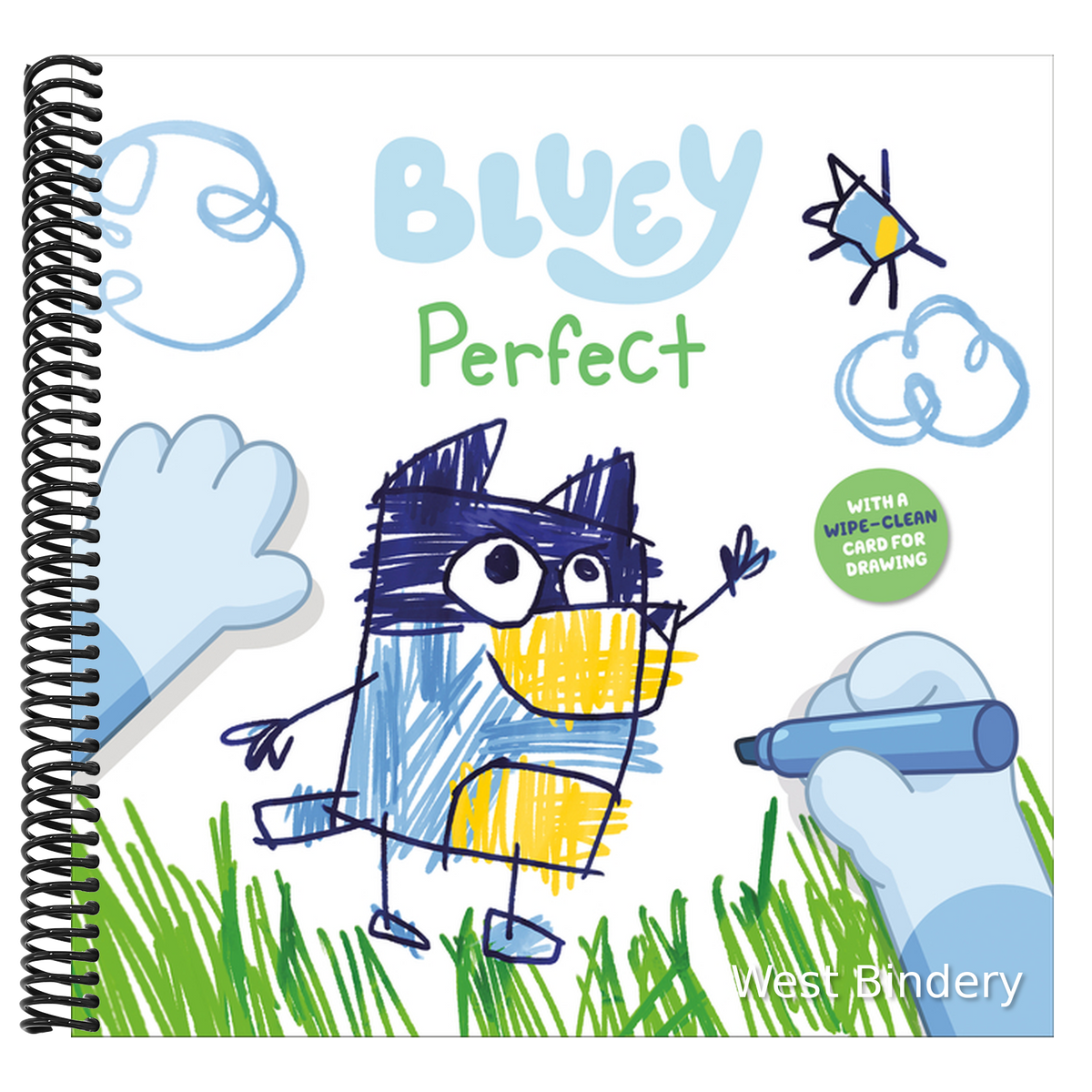 Bluey: Perfect: With a Wipe-Clean Card for Drawing