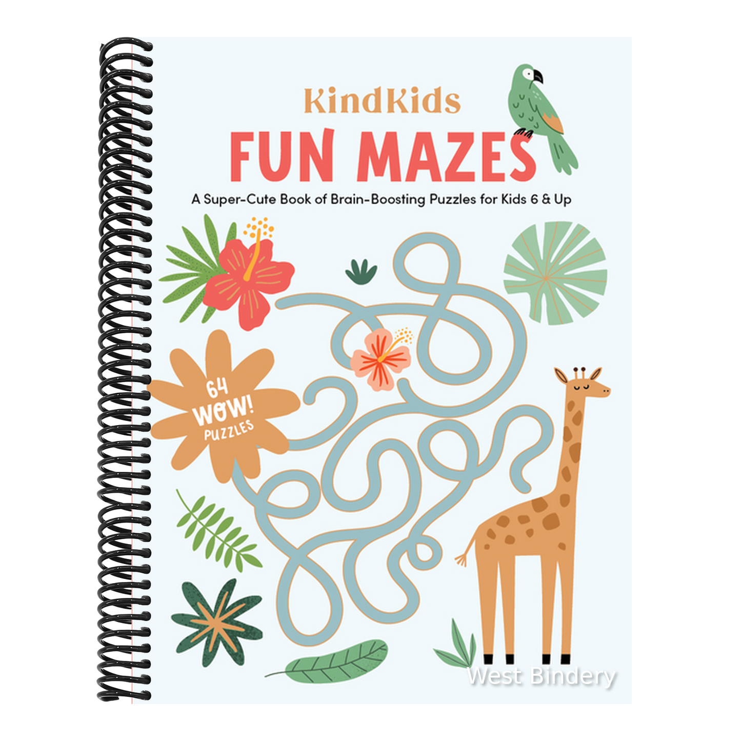 Kindkids Fun Mazes: A Super-Cute Book of Brain-Boosting Puzzles for Kids 6 & Up