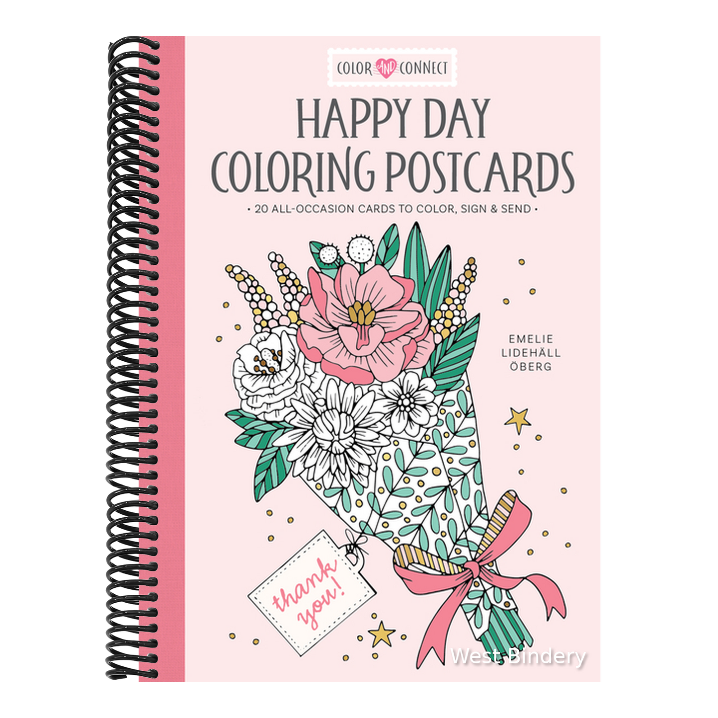 Happy Day Coloring Postcards: 20 All-Occasion Cards to Color, Sign, and Send