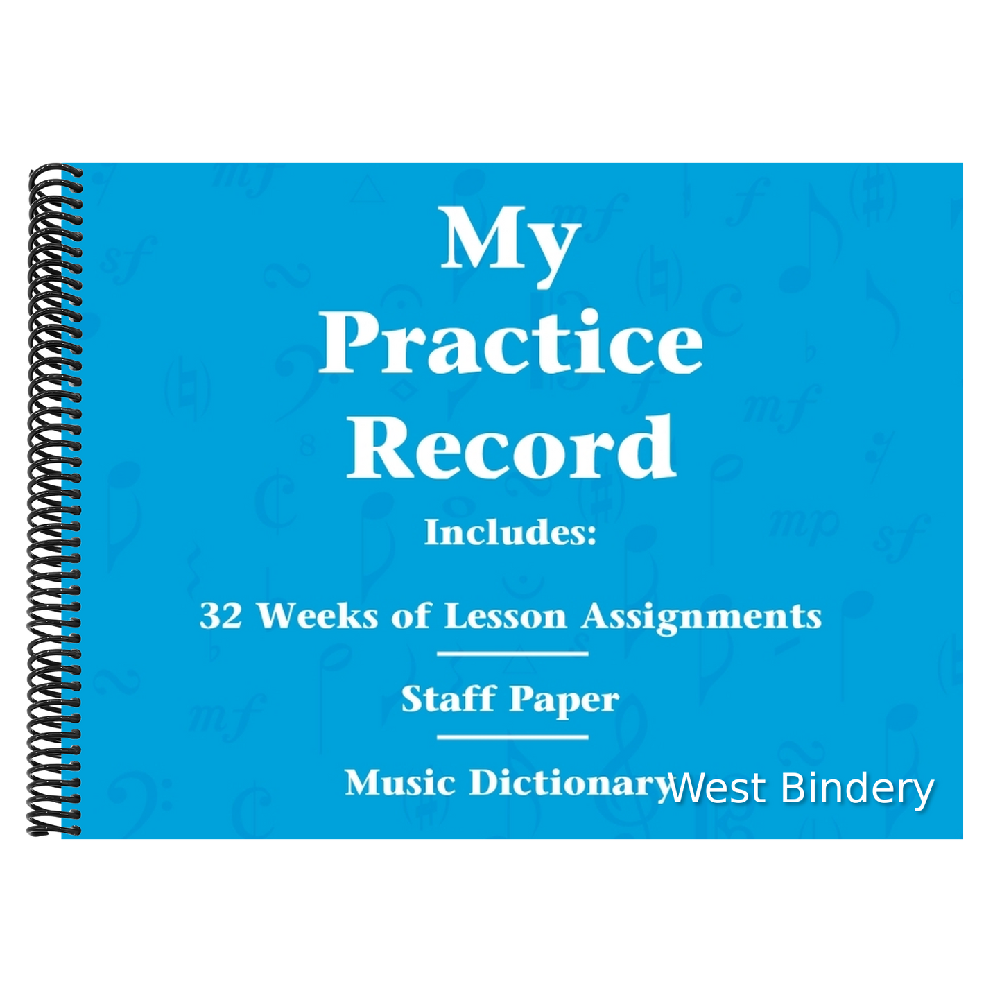 My Practice Record Hal Leonard Student Piano Library Music Practice Journal Lesson Assignment and Log Book for Piano Students