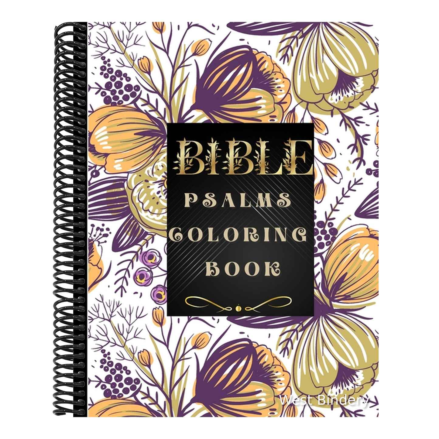 Bible Psalms Coloring Book: Inspirational Coloring Book with Scripture for Adults & Teens