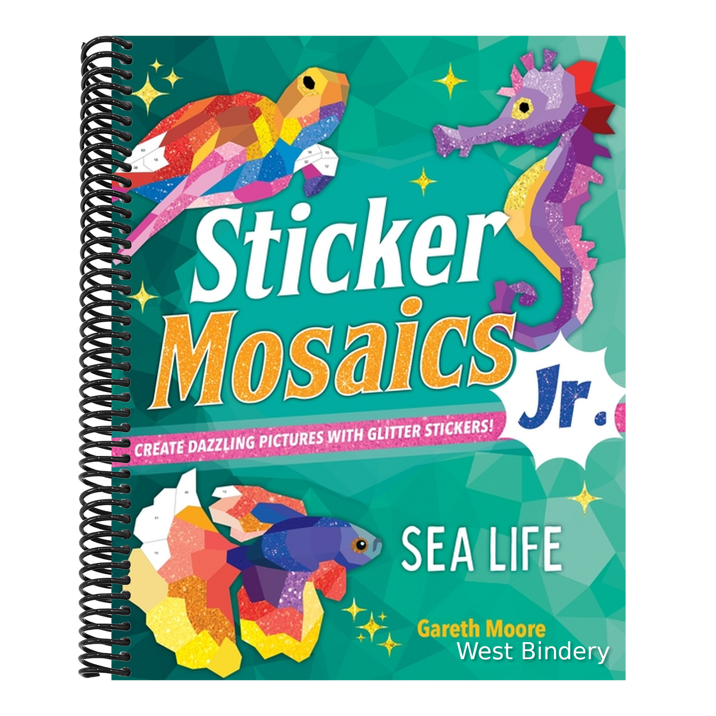 Sticker Mosaics Jr.: Sea Life: Create Dazzling Pictures with Glitter Stickers!