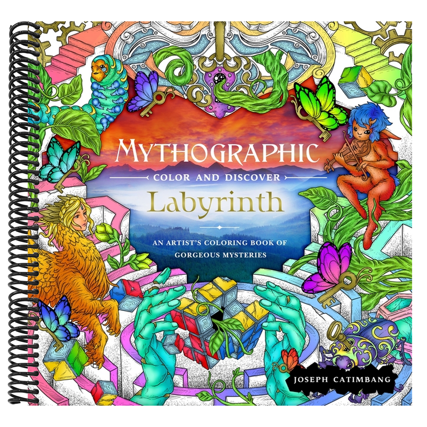 Mythographic Color and Discover: Labyrinth: An Artist's Coloring Book of Gorgeous Mysteries