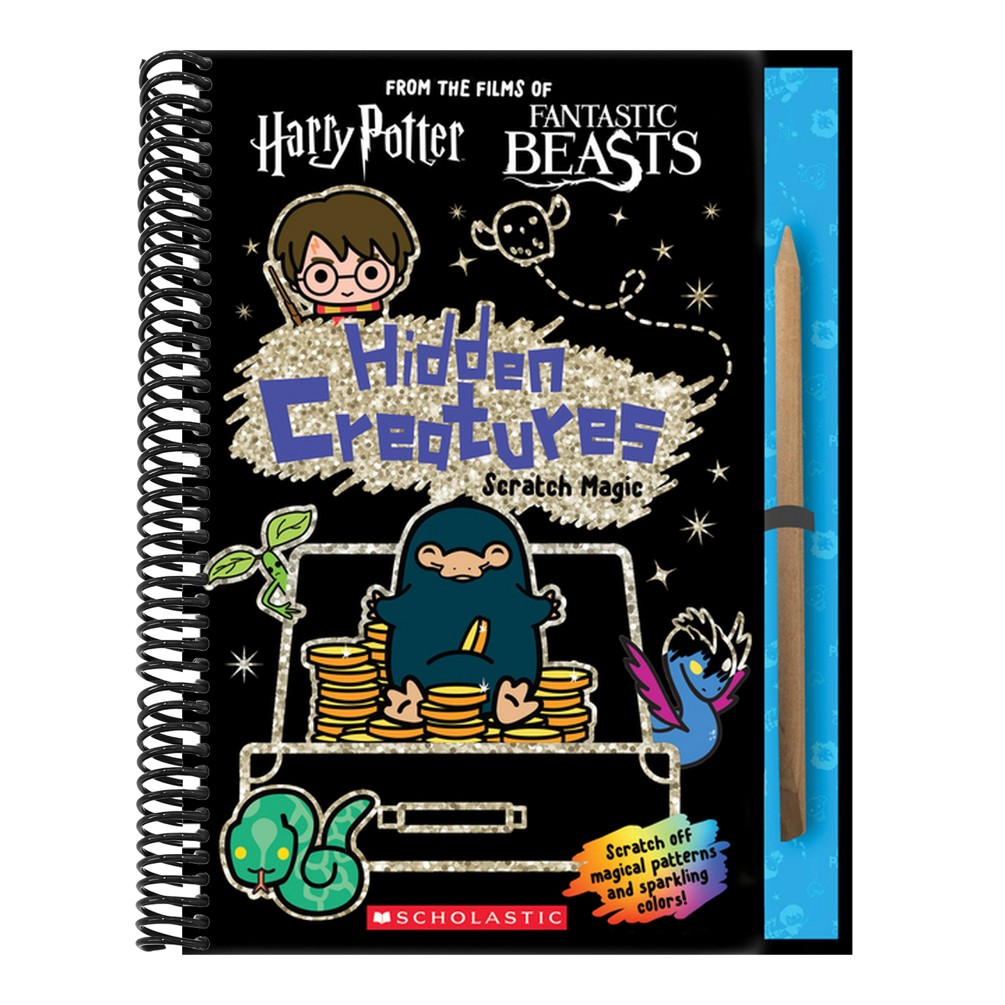 Hidden Creatures: Scratch Magic (J.K. Rowling's Wizarding World) (Spiral Bound)