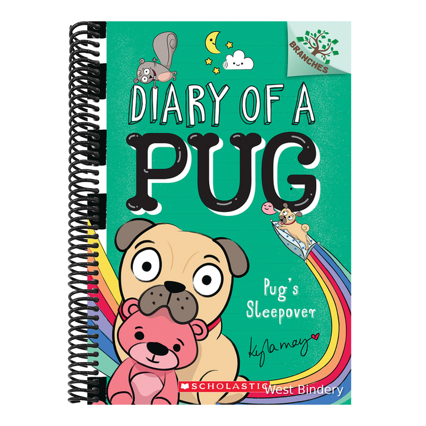 Pug's Sleepover: A Branches Book (Diary of a Pug #6): Volume 6