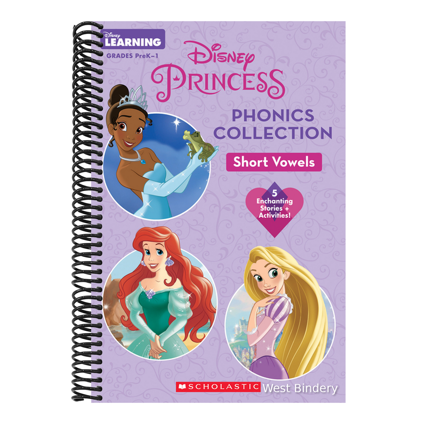 Disney Princess Phonics Collection: Short Vowels (Disney Learning: Bind-Up)