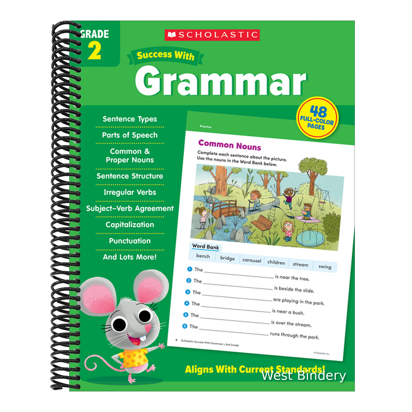 Scholastic Success with Grammar Grade 2 Workbook