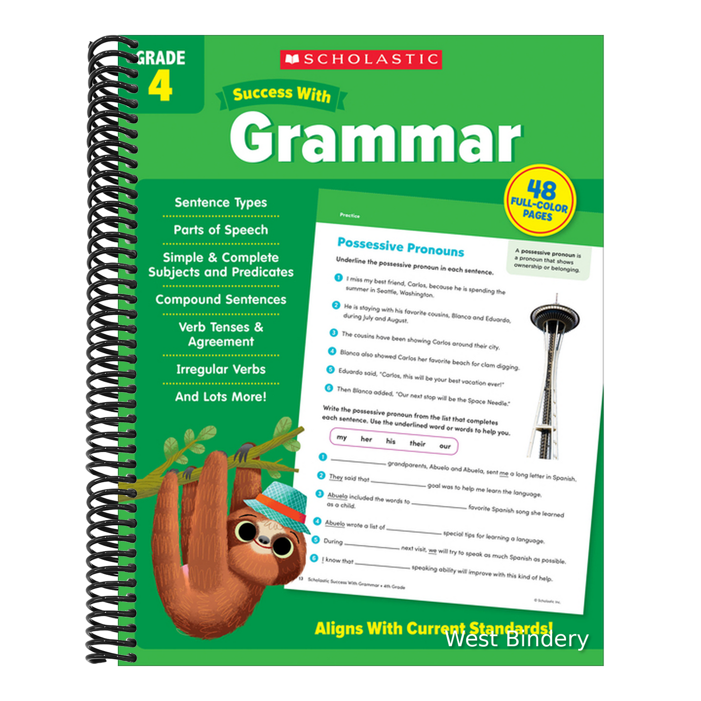 Scholastic Success with Grammar Grade 4 Workbook
