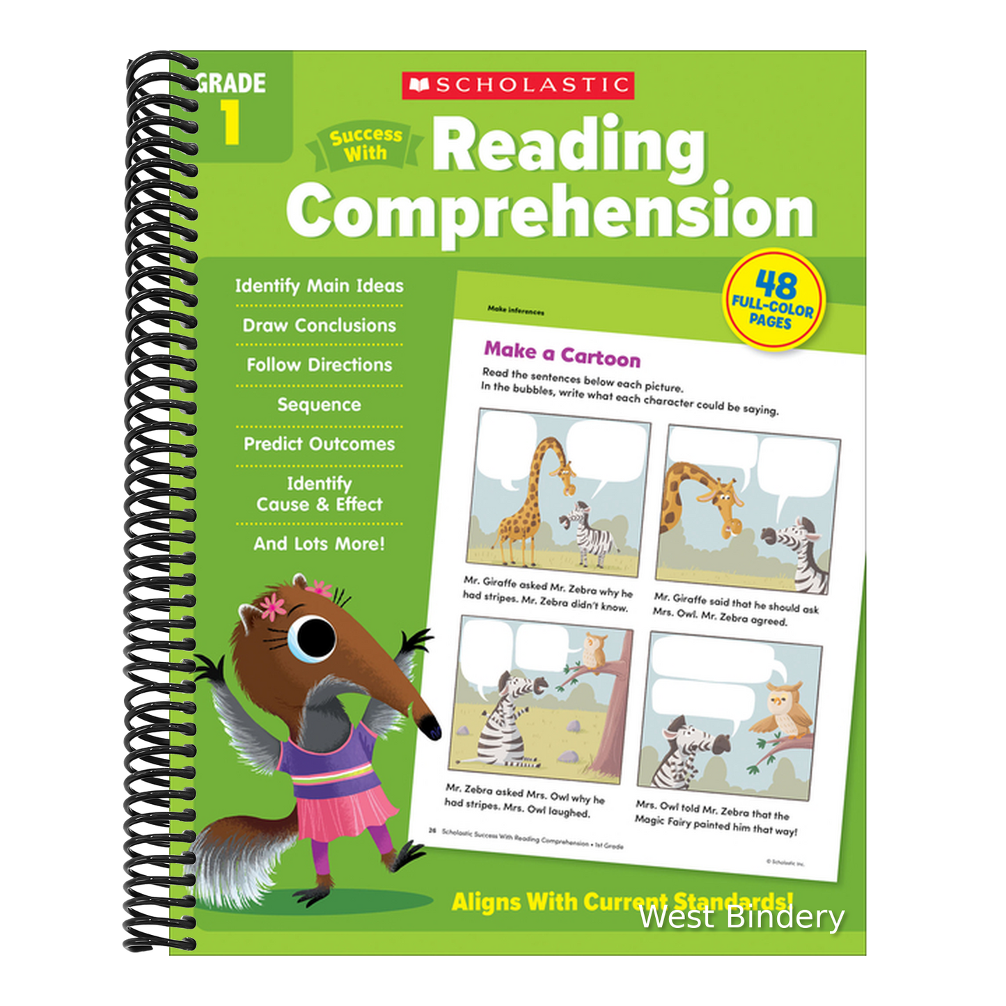 Scholastic Success with Reading Comprehension Grade 1 Workbook